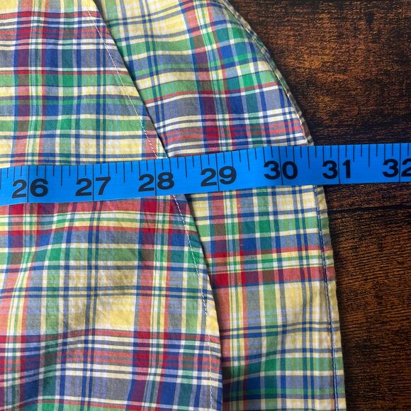 Ralph Lauren Mens XL Custom Fit Multicolored Plaid Long Sleeve Shirt Button-Down - Picture 12 of 12
